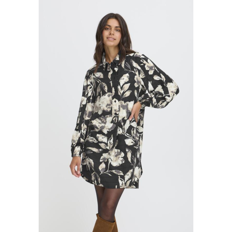 Frariana kjole - Dis floral black
