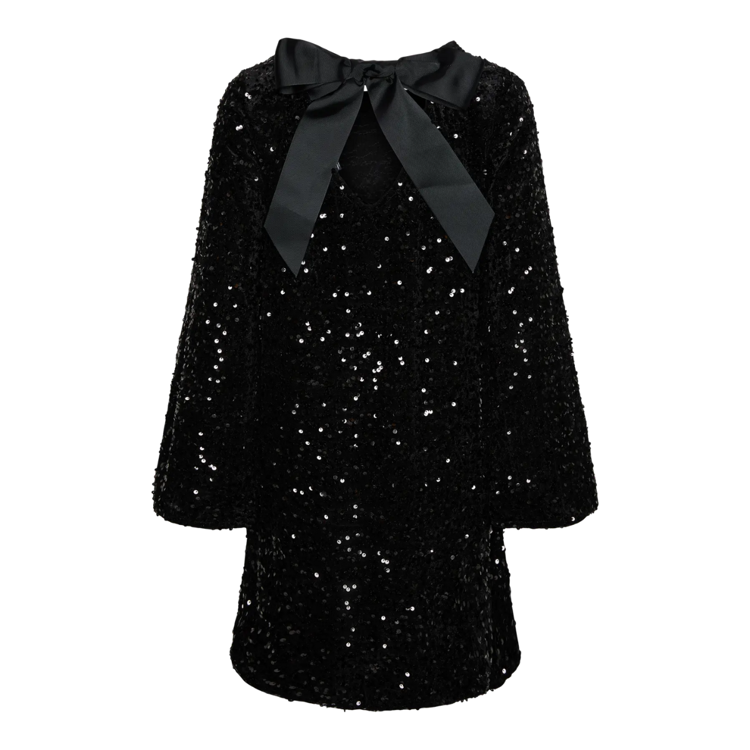 Pckam kjole - Black/black sequins