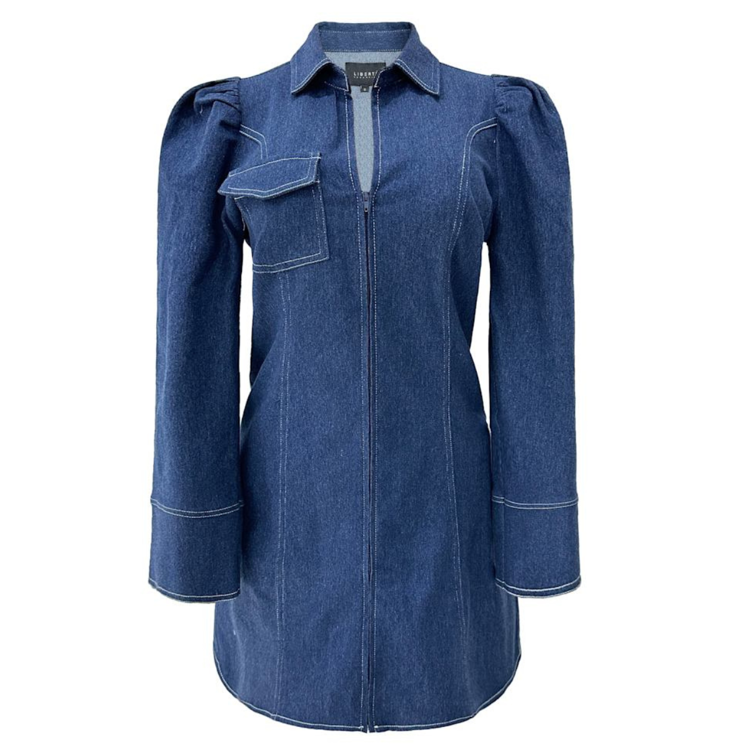 Asta kjole - Blue denim