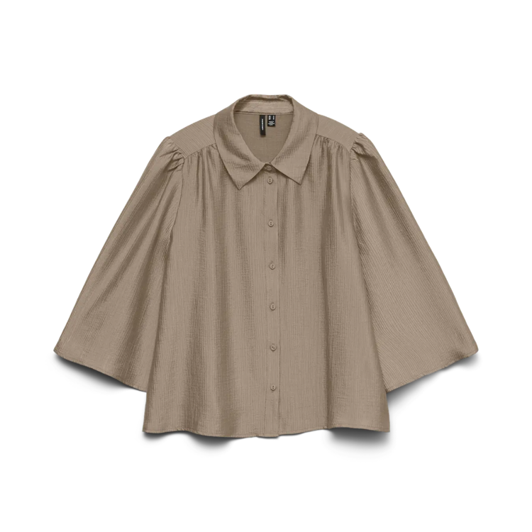 Vmvivia skjorte - Silver mink