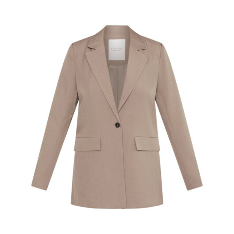 Viksa blazer - D. sand melange