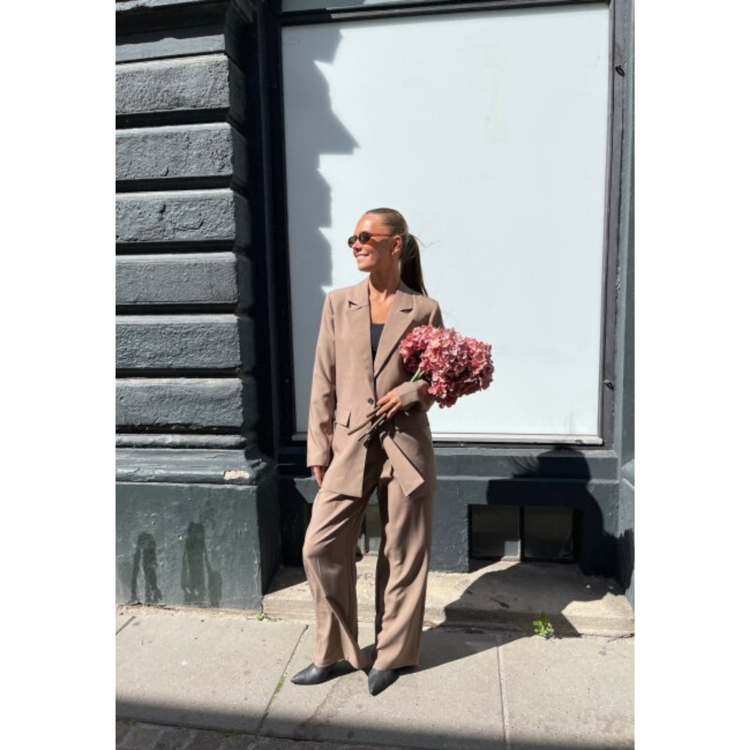 Viksa blazer - D. sand melange