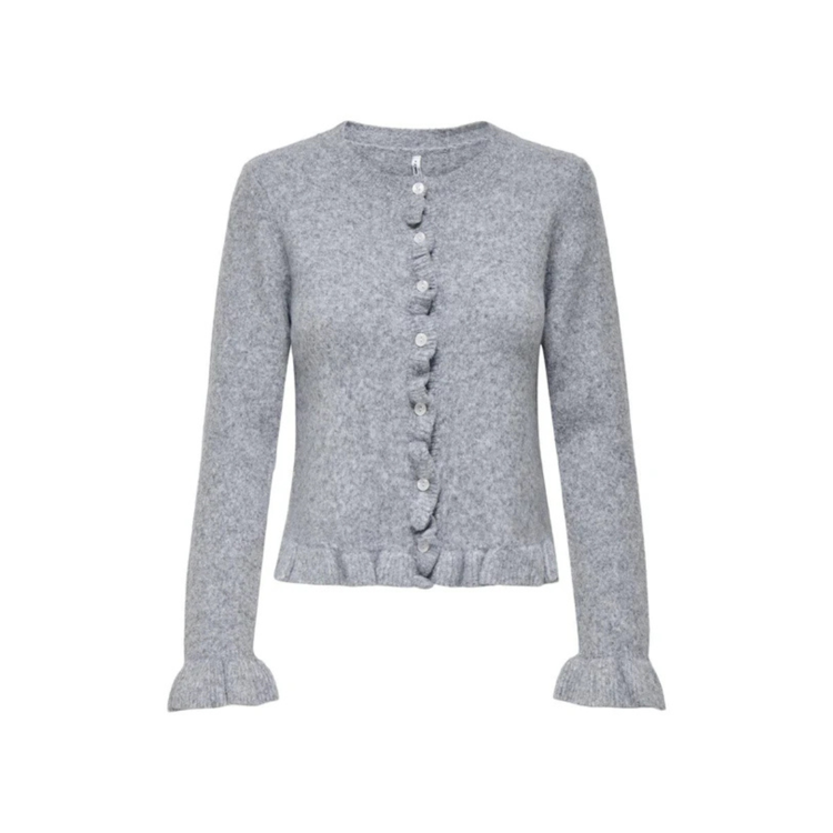 Onlrima cardigan - Light grey/melange