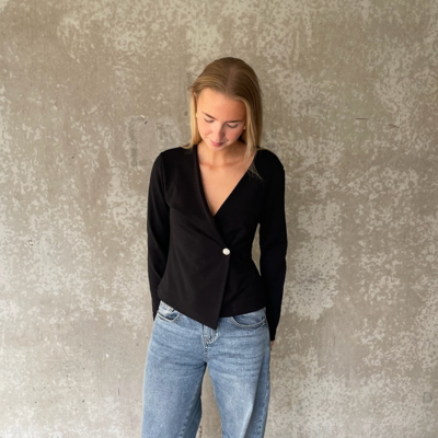 Gevela bluse - Black