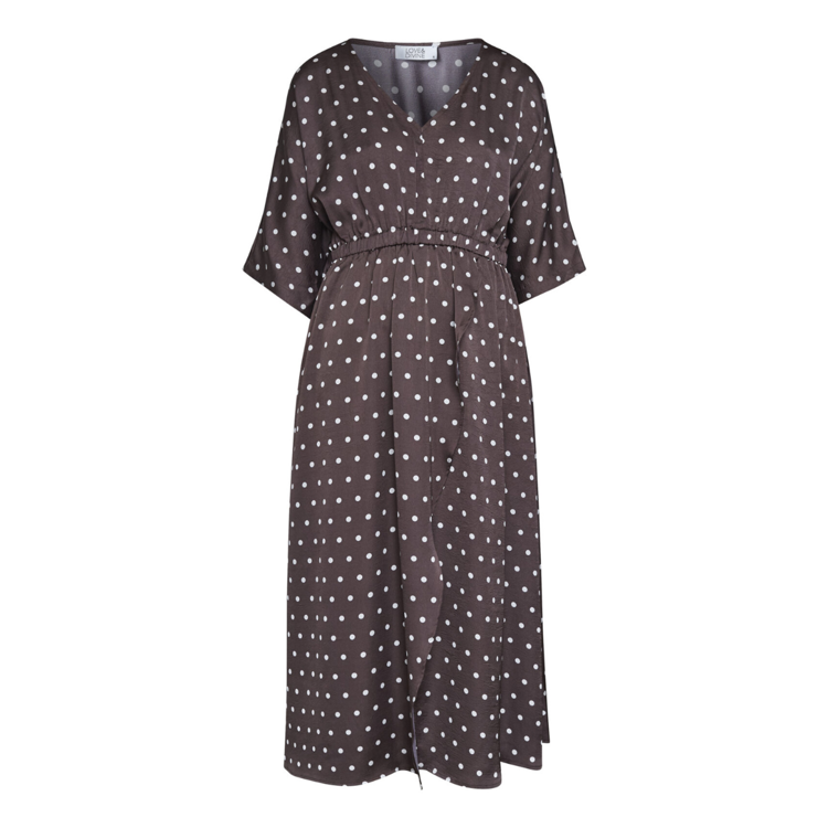 Love1386 kjole - Brown/dot