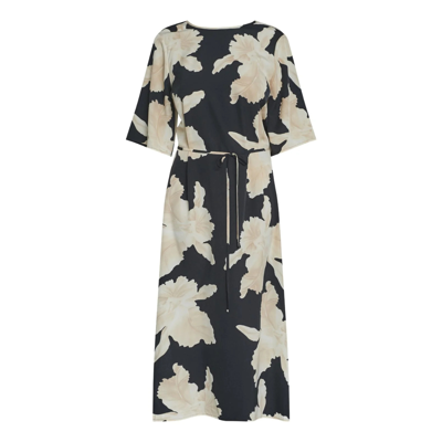 Love1354 kjole - Black/flower