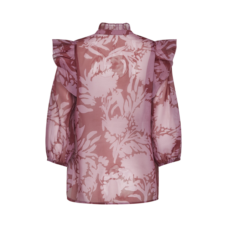 Love1342 bluse - Blush comb