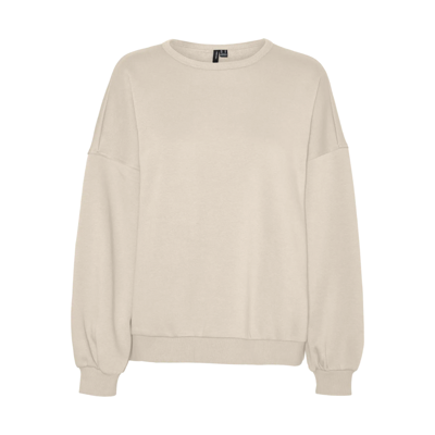 Vmbitte sweatshirt - Birch/toast and butter
