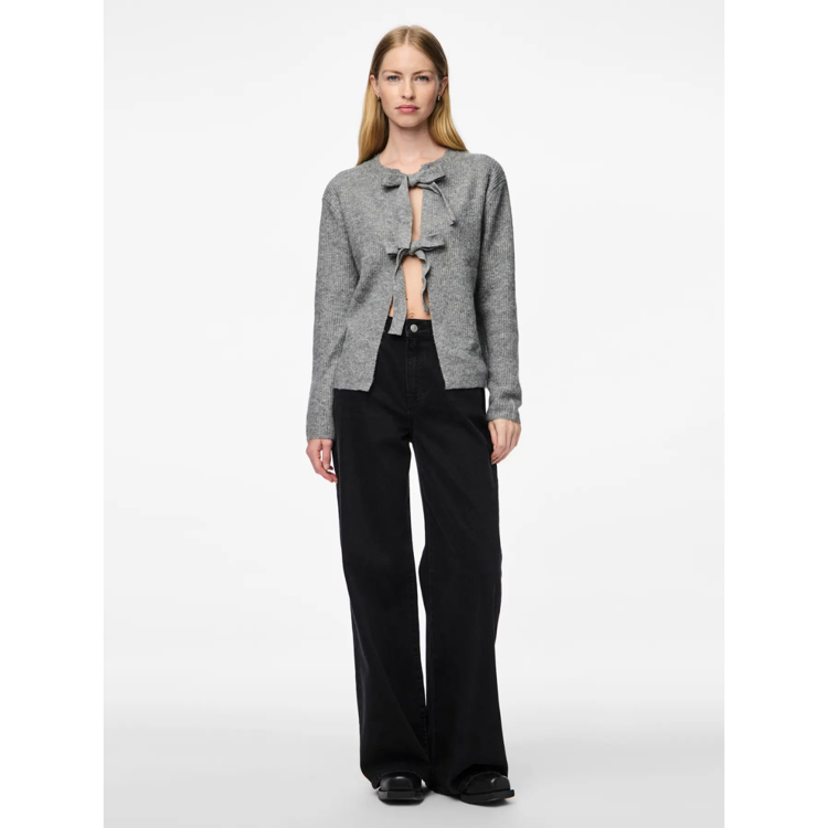 Pcsilly cardigan - Medium grey melange