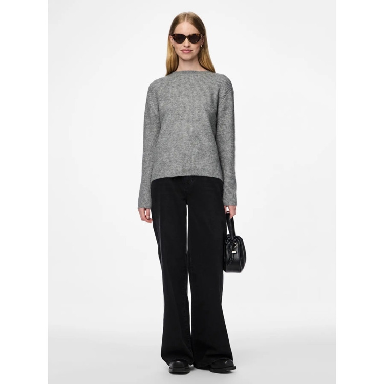 Pcsilly cardigan - Medium grey melange