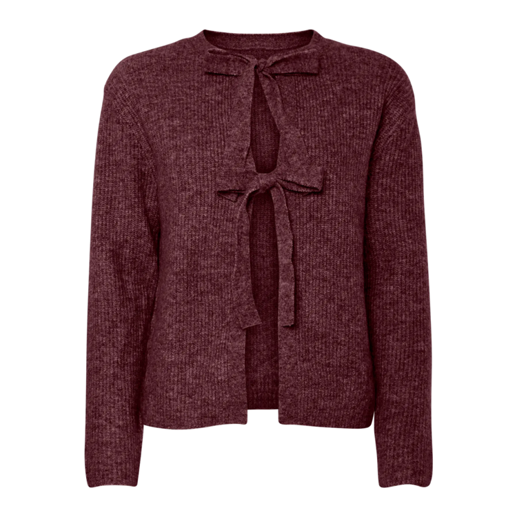 Pcsilly cardigan - Tawny port