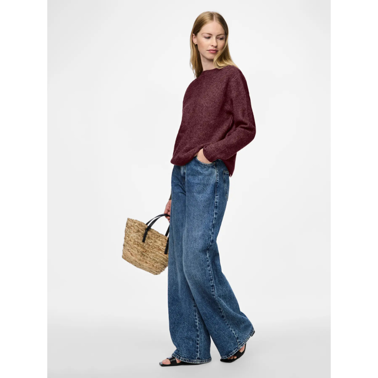 Pcsilly cardigan - Tawny port