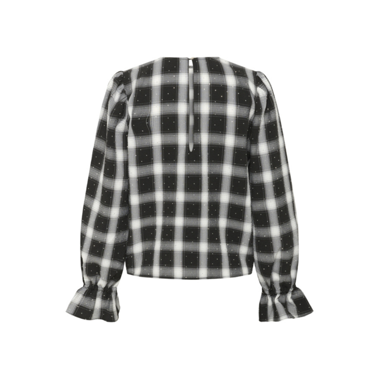 Kaluna bluse - Black white check