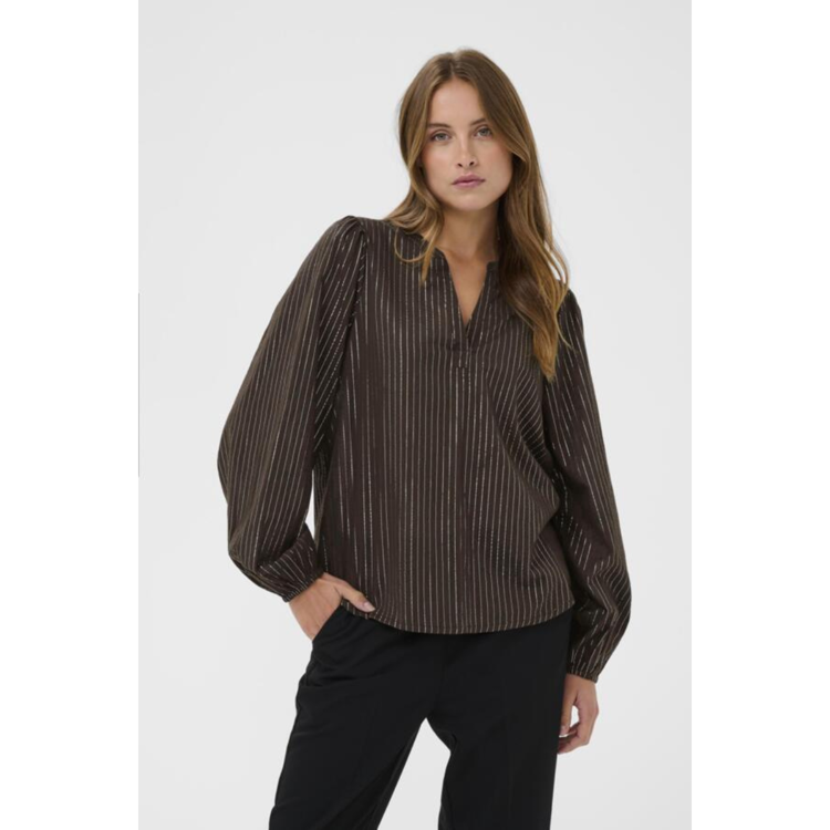 Kaluise bluse - Black coffee