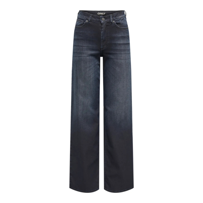 Onlmadison hw coated jeans - Dark blue denim/coate