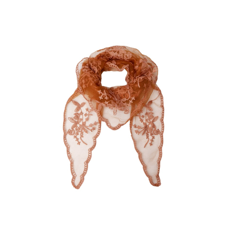 Bcmiriana lace scarf - Tobacco