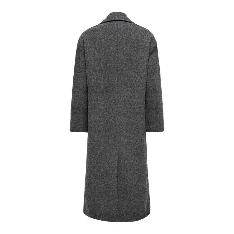 Onlblake frakke - Dark grey melange