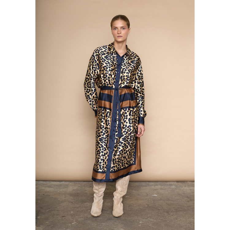 Love1394 kjole - Navy leo