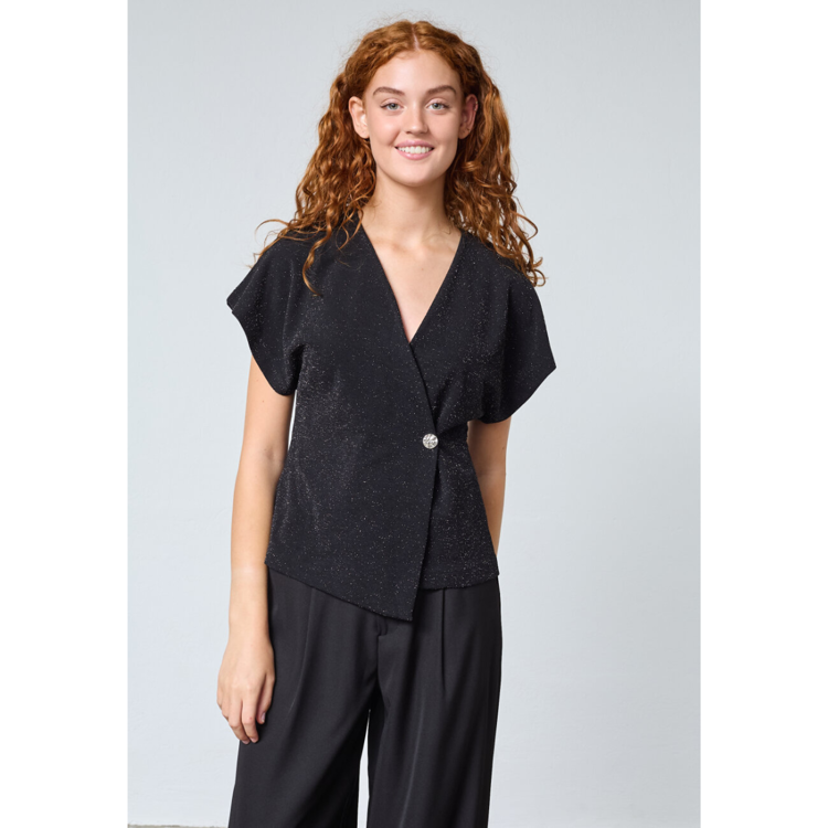 Gevela vest - Black/silver