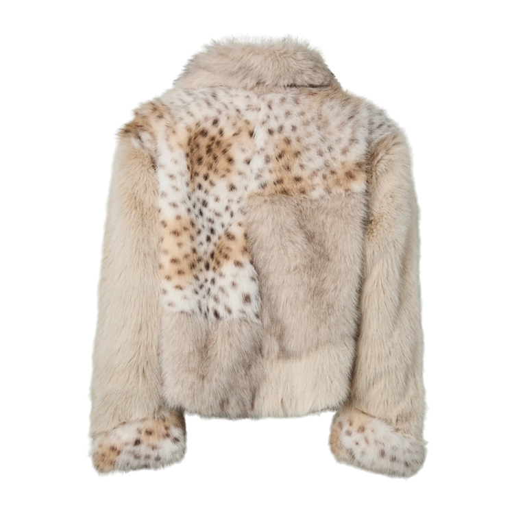 Pcplush jakke - Porpoise/patchwork