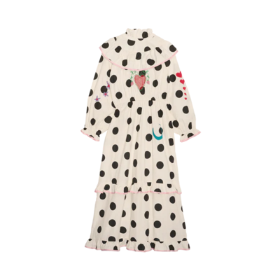 Diana kjole - Black dot