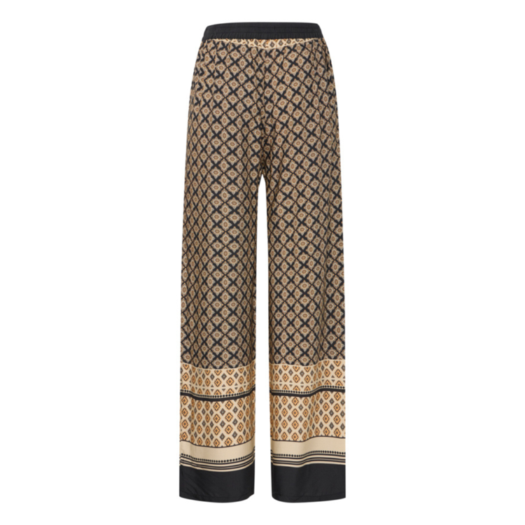 Pzolivia buks - Black boho border print