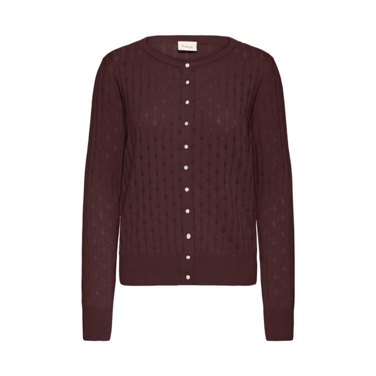 Frpointella cardigan - Fudge