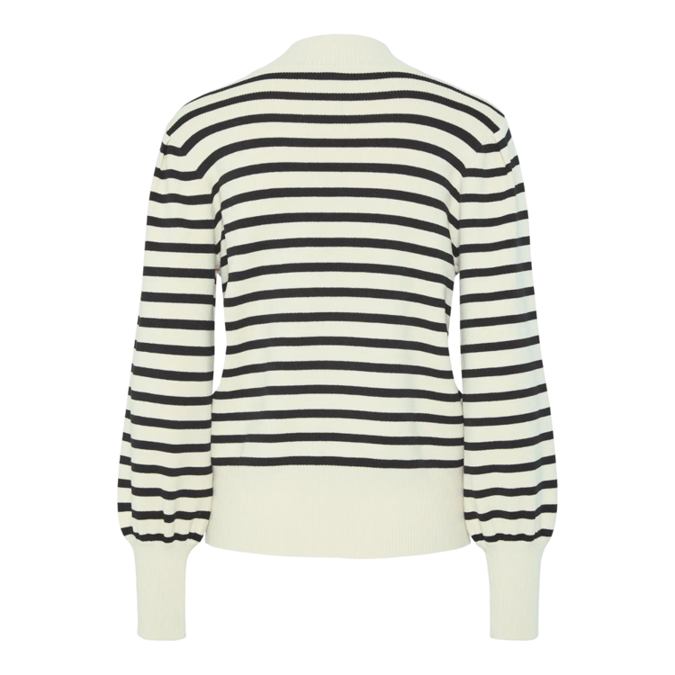 Yasfonny strik - Birch/black stripes