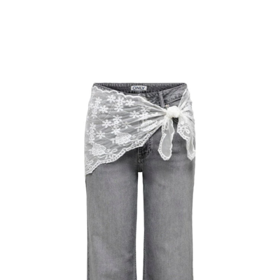 Onlisabella lace scarf - Cloud dancer